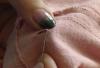 वर्णमाला needlewoman: कैसे सीवन के बिना छेद ऊपर सीना