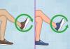 शीर्ष पैर, घुटने और कूल्हों में दर्द के साथ 6 अभ्यास